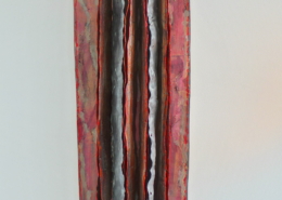 'karmozijnbes' lengte 110cm